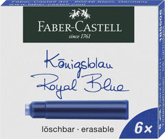FABER-CASTELL Ink Cartridge Standard Blue