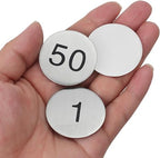 Magnetic Steel Numbers 0–9 for Learning and Whiteboards