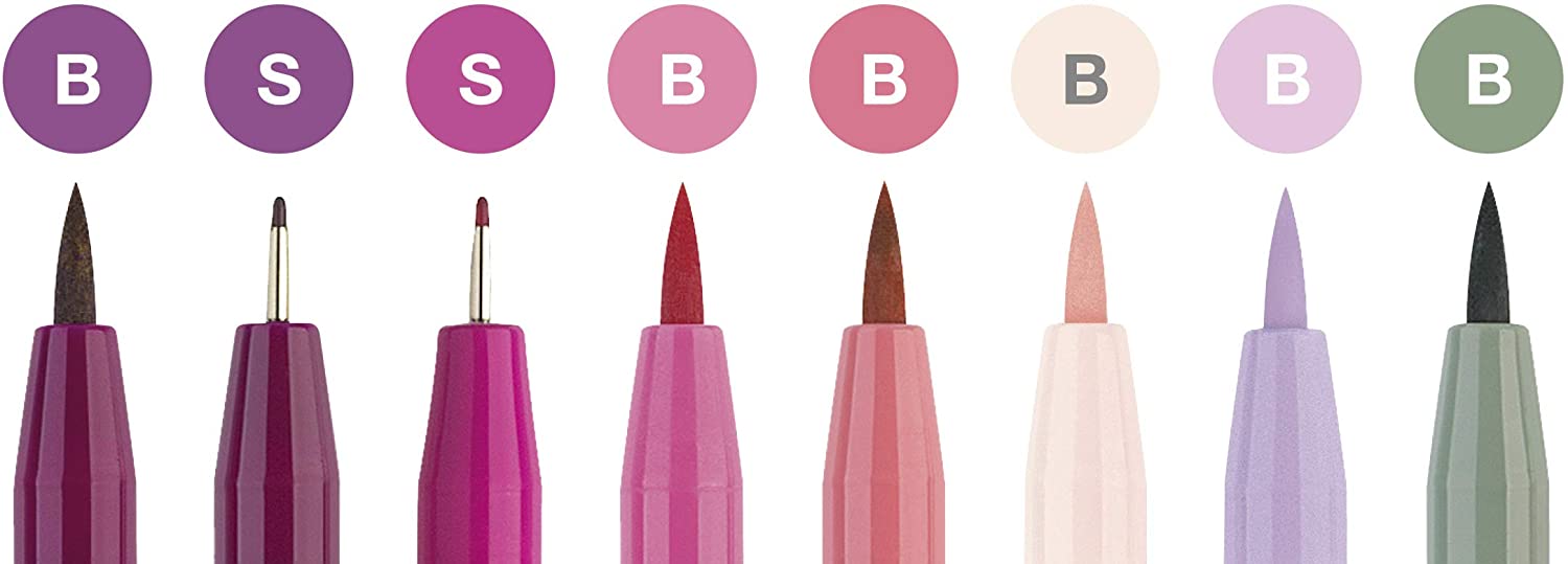 FABER-CASTELL India Ink Pitt Artist Pen Lettering 8x - Al Masam Stationery LLC