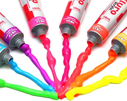 Mont Marte Fluro Acrylic Intro Set 8pc x 18ml Secondary image