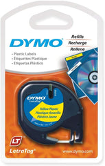 DYMO TP 12MMX4M LT PLAST YELLO - Al Masam Stationery LLC