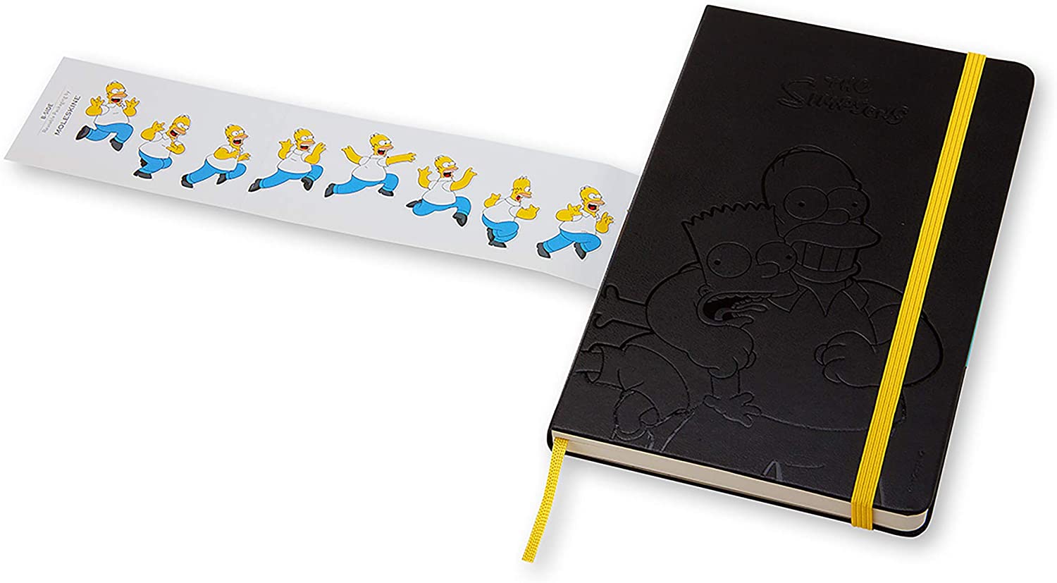 Moleskine Simpson Limited Edition Simpson Plain Large Size Notebook Black - Al Masam Stationery LLC