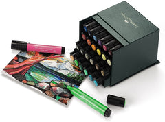 FABER-CASTELL PITT ARTIST PEN BIG BRUSH 24 PC - Al Masam Stationery LLC