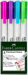 FABER-CASTELL Marker Slim White Board creative PET Box of 4 - Al Masam Stationery LLC