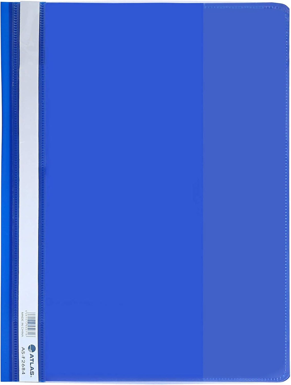Atlas Thick PP A4 Flat File With Pocket Dark Blue