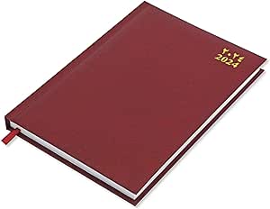 FIS Pocket Diary 2024 (Arabic/English) Maroon - Al Masam Stationery LLC