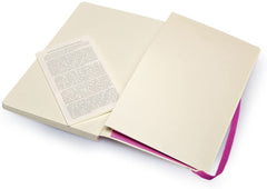 Moleskine Plain Soft Cover Notebook Pocket Size Purple - Al Masam Stationery LLC