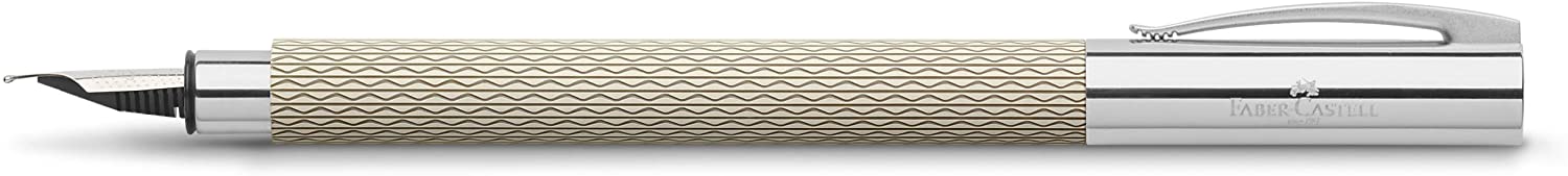 FABER-CASTELL FP Ambition OpArt "White Sand" M - Al Masam Stationery LLC