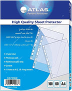 Atlas Glass Clear A4 PP Pocket File Folder 50 Micron