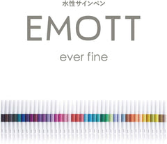 Uni EMOTT ever fine NO.01 Pack of 10 color - Al Masam Stationery LLC