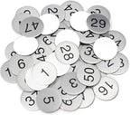 Magnetic Steel Numbers 0–9 for Learning and Whiteboards