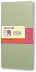Moleskine Chapters Slim Medium, Ruled, Mist Green, Soft Cover Journal