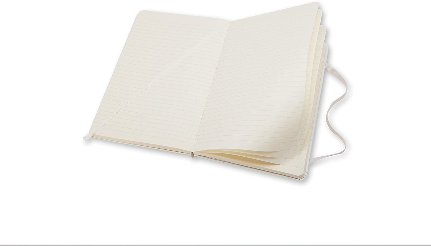 Moleskine Ruled Notebook Pocket Size White Hard Cover - Al Masam Stationery LLC