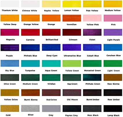 Mont Marte Acrylic Paint Set 48pc x 36ml Secondary image