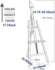 Mont Marte Floor Easel w/Tilt Beech Wood - Al Masam Stationery LLC