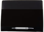 Atlas PVC Flat File with Pocket A4 Black White