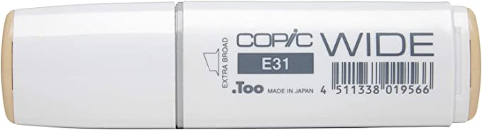 E 31 Brick Beige Copic Wide Marker - COP WIDEE31 - Al Masam Stationery LLC Main image