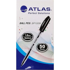 Atlas Smart Grip Ball Pen Black 1mm - Al Masam Stationery LLC