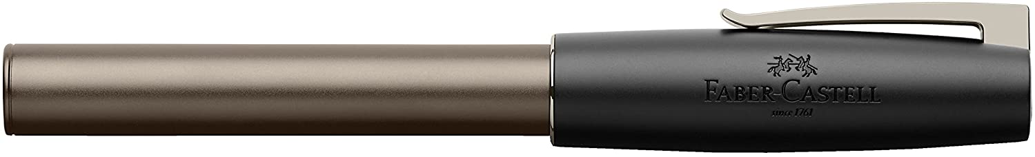 FABER-CASTELL Fountain pen LOOM gunmetal matt B - Al Masam Stationery LLC