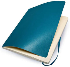 Moleskine Plain Notebook Extra Large Underwater Blue Soft Cover - Al Masam Stationery LLC