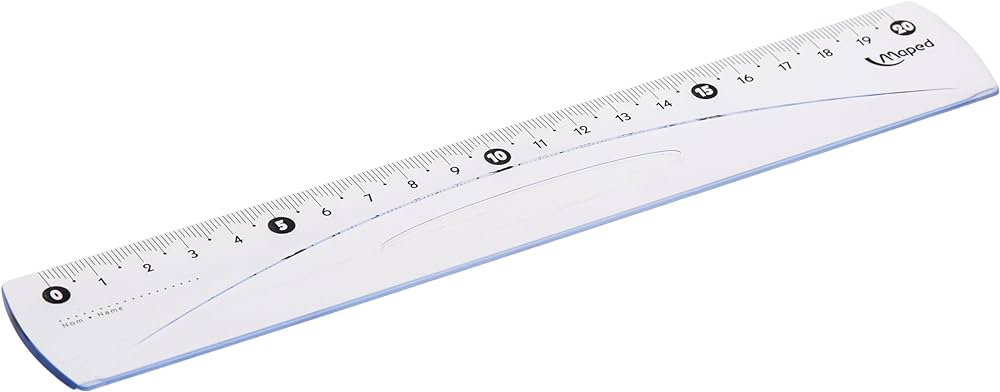 Mapped Essentails 21cm Ruler - Al Masam Stationery LLC