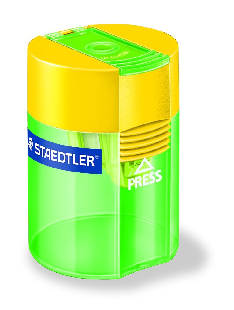 Staedtler 511-006 Single Hole Tub Transparent Sharpner - Al Masam Stationery LLC