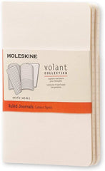 Moleskine Volant Ruled Pocket Notebook Set of 2 White - Al Masam Stationery LLC