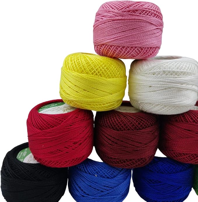 Assorted Colour Cotton Pearls 5 g for Crafts and Decorations Secondary image