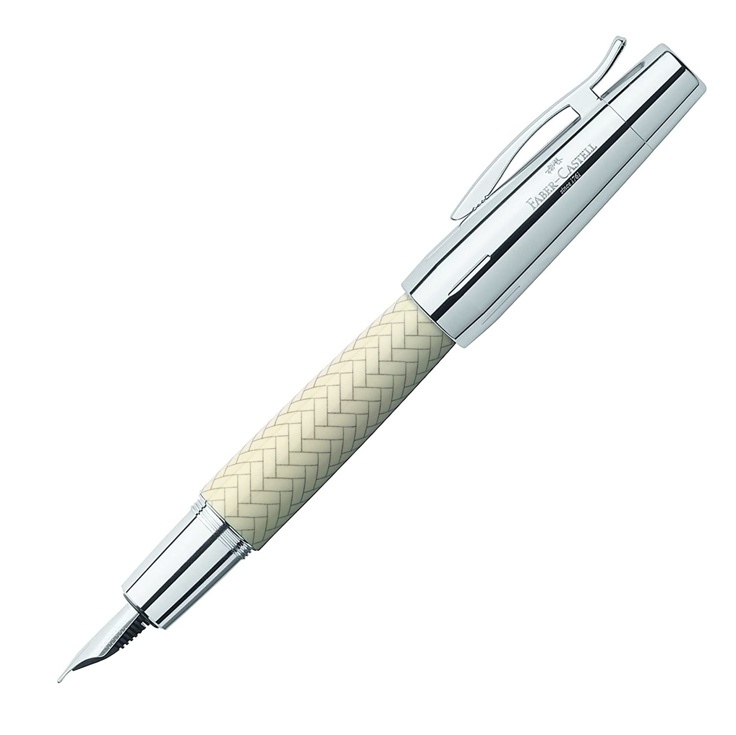 FABER-CASTELL E-MOTION F/PEN RESIN II IVORY - Al Masam Stationery LLC