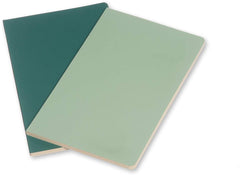 Moleskine Volant Plain Large Notebook Sage Green
