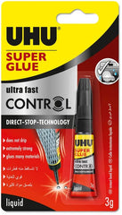 UHU SUPER GLUE CONTROL 3G BL - Al Masam Stationery LLC