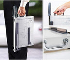 Atlas A4 metal base paper cutter with adjustable guide and sharp blade for precise cutting in office or craft projects.
