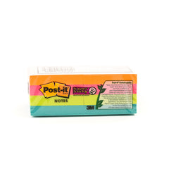 Post-it Super Sticky Notes Miami Collection 622-8SSMIA. 2x2 in. (47.6 mm x 47.6 mm).