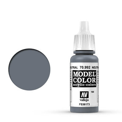 Vallejo 160:MODELCOLOR 992-17ML. NEUTRAL GREY - Al Masam Stationery LLC