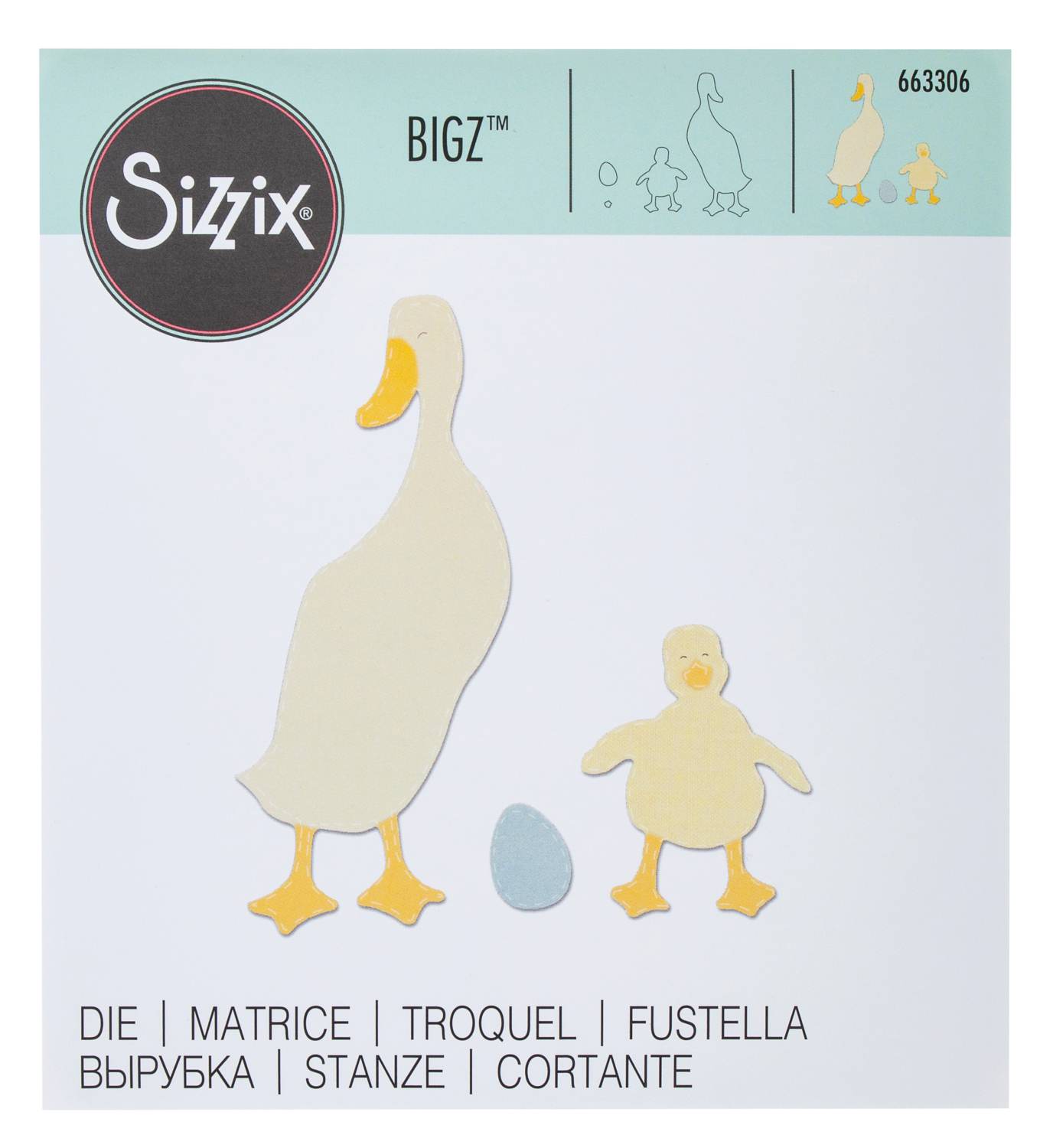 Bigz Die Duck And Duckling - SIZ 663306 - Al Masam Stationery LLC Main image