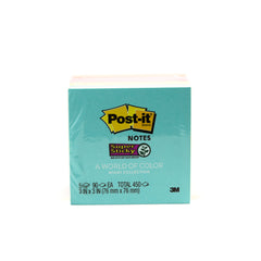 Post-it Super Sticky Notes Miami Collection 654-5SSMIA. 3 x 3 in (76 mm x 76mm).