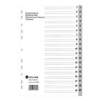 Atlas 1-7 Plastic Divider A4 | Numbered File Index