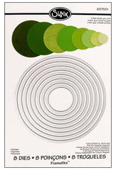 Framelits Die Set 8Pk Circles - Al Masam Stationery LLC