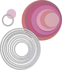 Framelits Die Set 8Pk Circles - Al Masam Stationery LLC