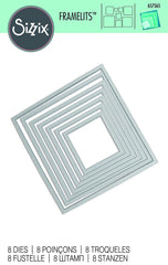 Framelits Die Set 8Pk Squares - Al Masam Stationery LLC