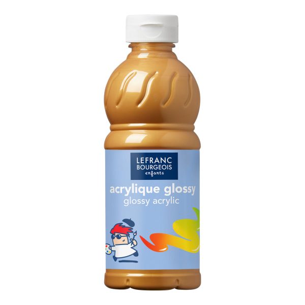 Lefranc &  Bourgeois Glossy Acrylic Paint Gold Main image