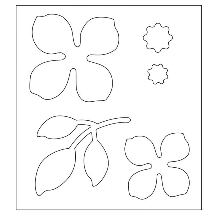 Bigz Die Asian Flower By Debi Potter - Al Masam Stationery LLC