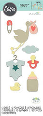 Thinlits Die Set 13Pk New Baby By Debi Potter - Al Masam Stationery LLC