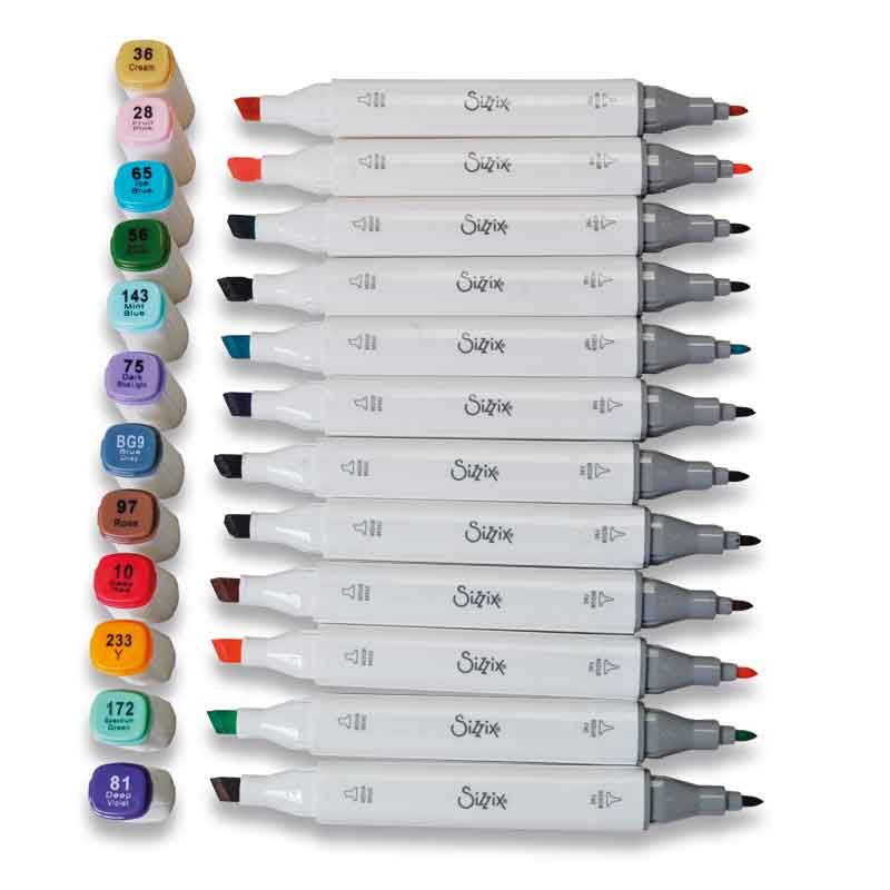 Accessory Permanent Pens 12Pk (Assorted Colours) - Al Masam Stationery LLC