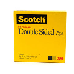 Scotch Double Side Tape in Box 3/4 x 36 yd 19mm x 33m