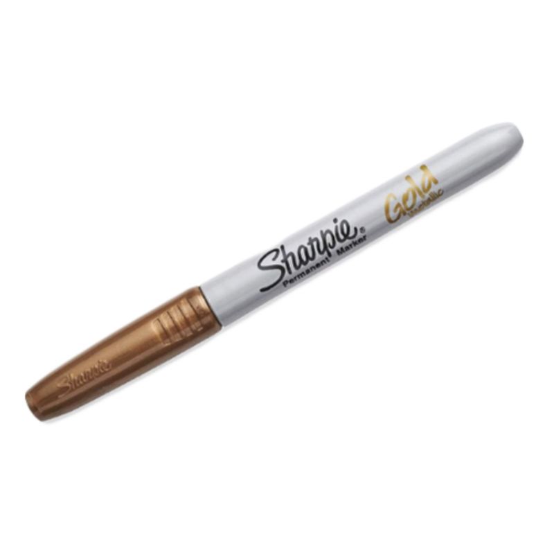 Sharpie Permanent Marker Metallic Gold - (SP-1986003) - Al Masam Stationery LLC