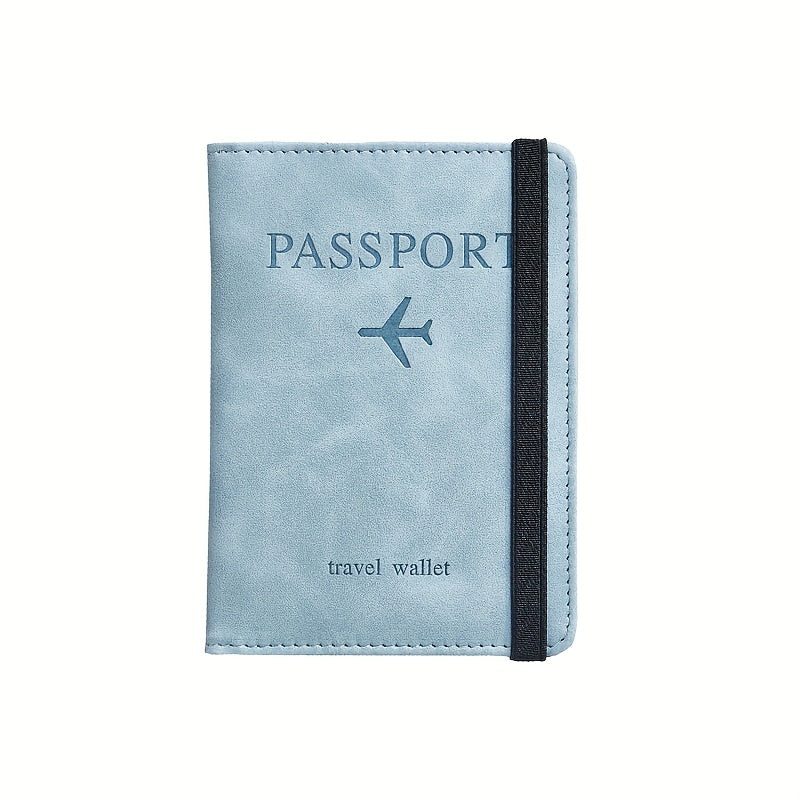 ELMAS RFID Passport Holder – Slim Leather Travel Wallet - Al Masam Stationery LLC