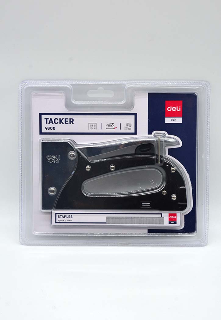 Deli Metal Tacker 10mm Value Pack Black - Al Masam Stationery LLC