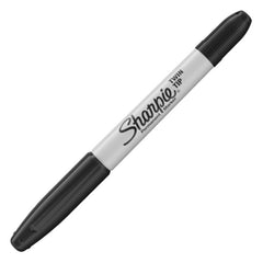 Sharpie Twin Tip Black Ink Permanent Marker - Al Masam Stationery LLC