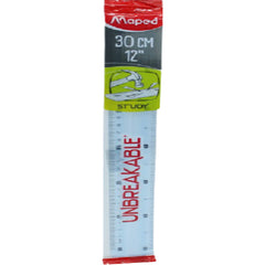 Maped Ruler Study Unbreakable 30cm/12inch - Al Masam Stationery LLC